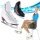 WIFA Eislaufschuhe aus Leder "Prima Intermediate"  Erwachsene SET mit MK Flight Kufen