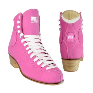 WIFA roller skating leather boots "Street Deluxe"  pink  42