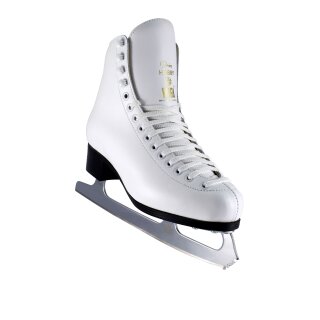 WIFA ice skating leather boots "Prima Hobby" adults SET / white / 36 / Mark II