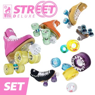 WIFA roller skating leather boots "Street Deluxe" configuration set