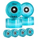 Rollschuhräder Fomoteam mit LED  Blau