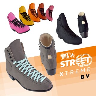 WIFA Rollschuhe aus Leder "Street Xtreme" Black Version (nur Schuhe)