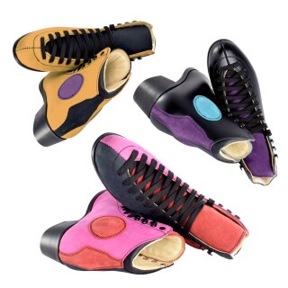 WIFA roller skating leather boots "Street Deluxe" customizable MULTICOLOR